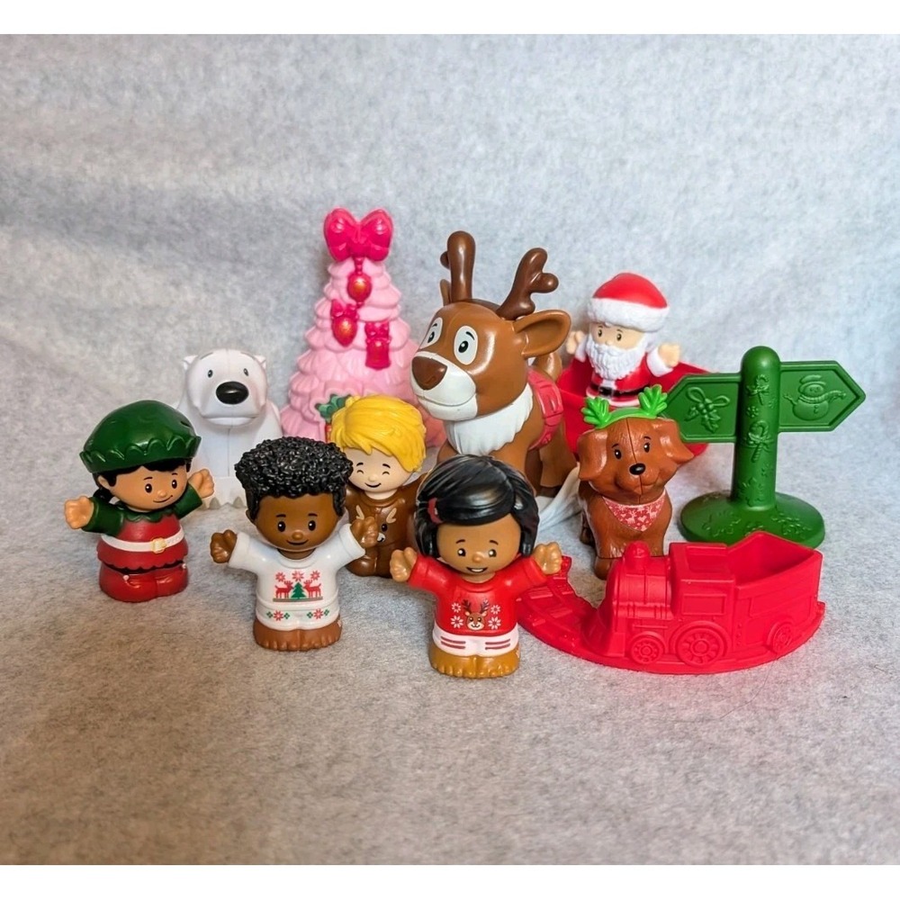 Little People Barbie Advent Calendar Replacement Parts Christmas Santa Reindeer - Picture 7 of 16